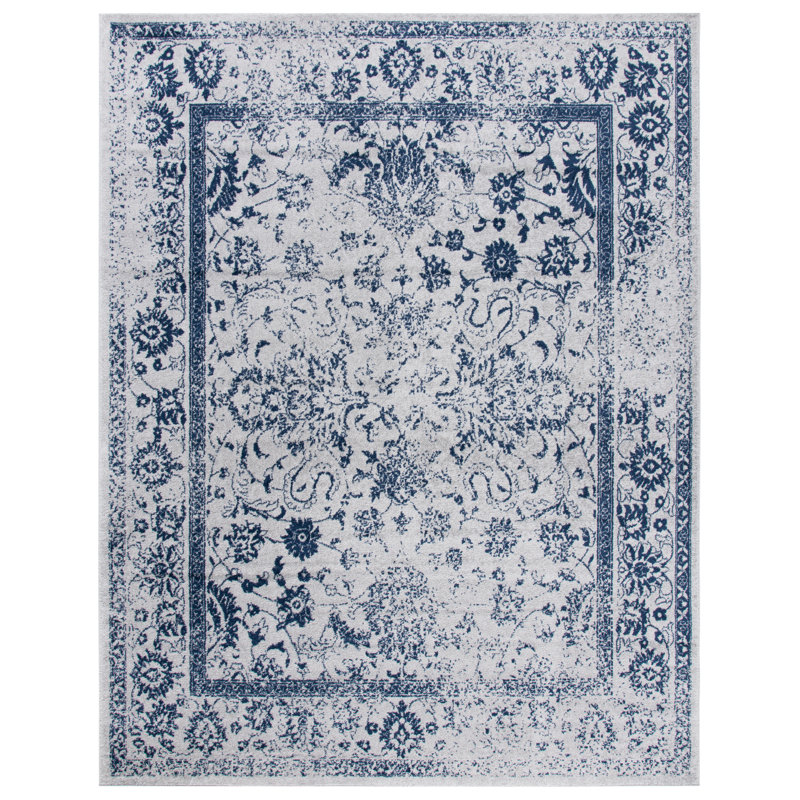 Croyl Performance Floral Rug, Square 6'