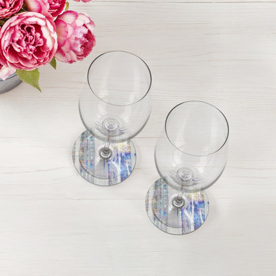 Birch Vegan Leather Round Coasters