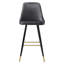 Upholstered Counter Stool with Solid Wood Frame
