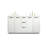 Broadlands 60'' Double Bathroom Vanity with Engineered Marble Top-82238677