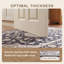 Tapis Farleigh traditionnel de style persan audacieux, gris ivoire et beige, lavable à la machine, antidérapant, à poils courts, pour l'intérieur et l'extérieur, adapté aux animaux domestiques, idéal pour le salon, la chambre, la salle à manger, l'entrée, le couloir ou le bureau.-477002769