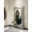 French-Style Vintage Irregular Wooden Frame Full-Length Mirror-939497079
