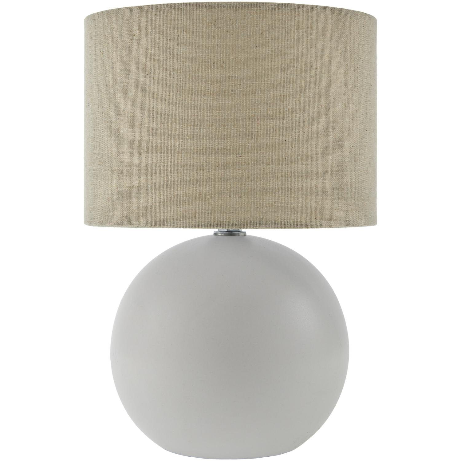 Pramit Ceramic Table Lamp, Gray