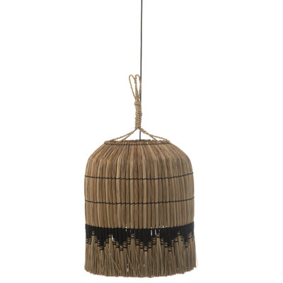 1 - Light Black Drum Pendant