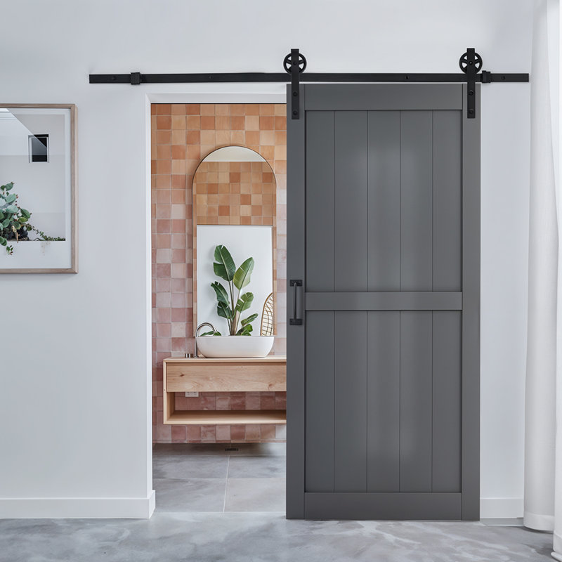 Sliding Barn Door Hardware Kit, 34m, 200cm