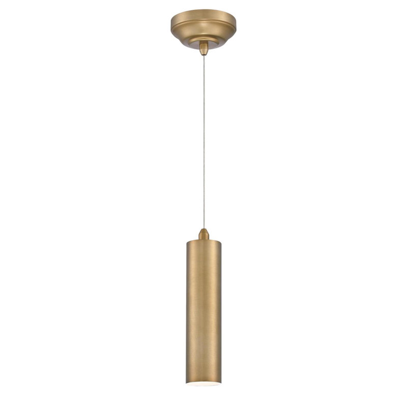 Absalon 1 - Light Brushed Brass LED Single Pendant