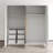 Brazeal 78.9" Armoire with High Gloss Finish
