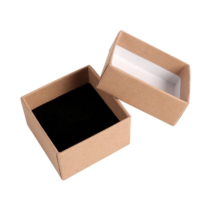 Kraft Paper Cardboard Box, Kraft Paper Jewelry Box