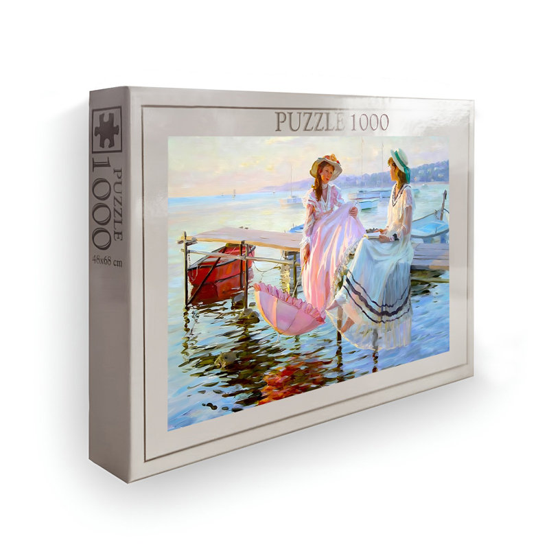 Casse-tête 1000 pièces, 26,8 po x 18,9 po | Conception 100% carton de haute qualité et éclatante | Parfait pour le plaisir en famille, le soulagement du stress et les jeux éducatifs | Cadeau pour adultes et enfants | Dimensions de la boîte: 13,2 po x 9,1 po x 2,0 po