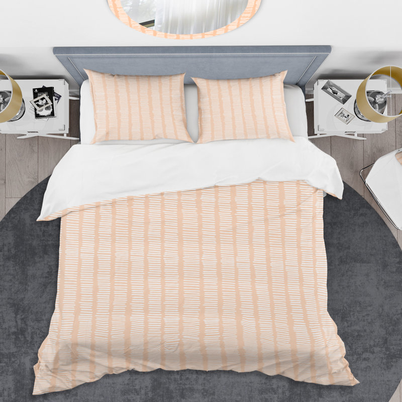  Ensemble de housse de couette Edgewood, Housse de couette double / grand et 2 taies décor