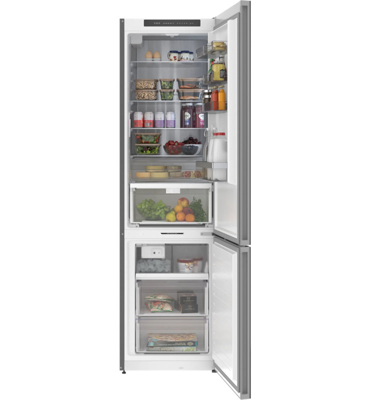 Free-Standing Fridge-Freezer, Black
