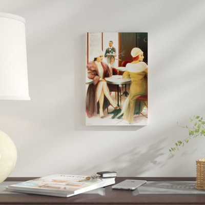 « cafe i », reproduction sur toile