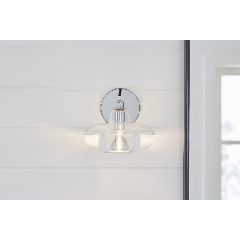 Modern Farm 1 - Light Armed Sconce, Polished Chrome
