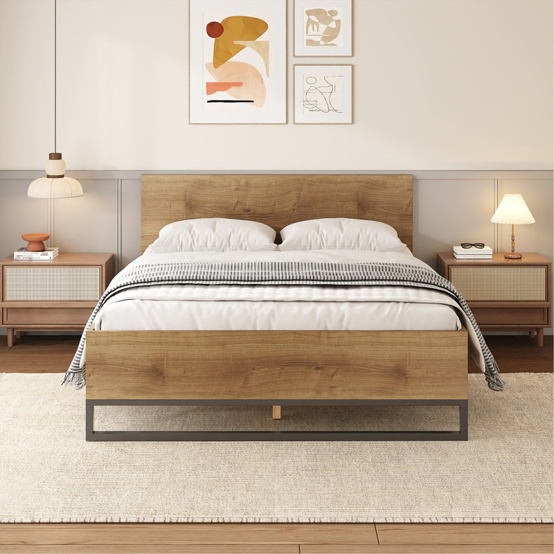 ENGINEERED WOOD  BED FRAME
