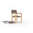 Plaisance 7-Piece Rectangular Teak Outdoor Dining Set with Stacking Armchairs