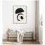 «Black Geometric Abstract 3» par juillet, reproduction d'art sur toile encadrée-306853173