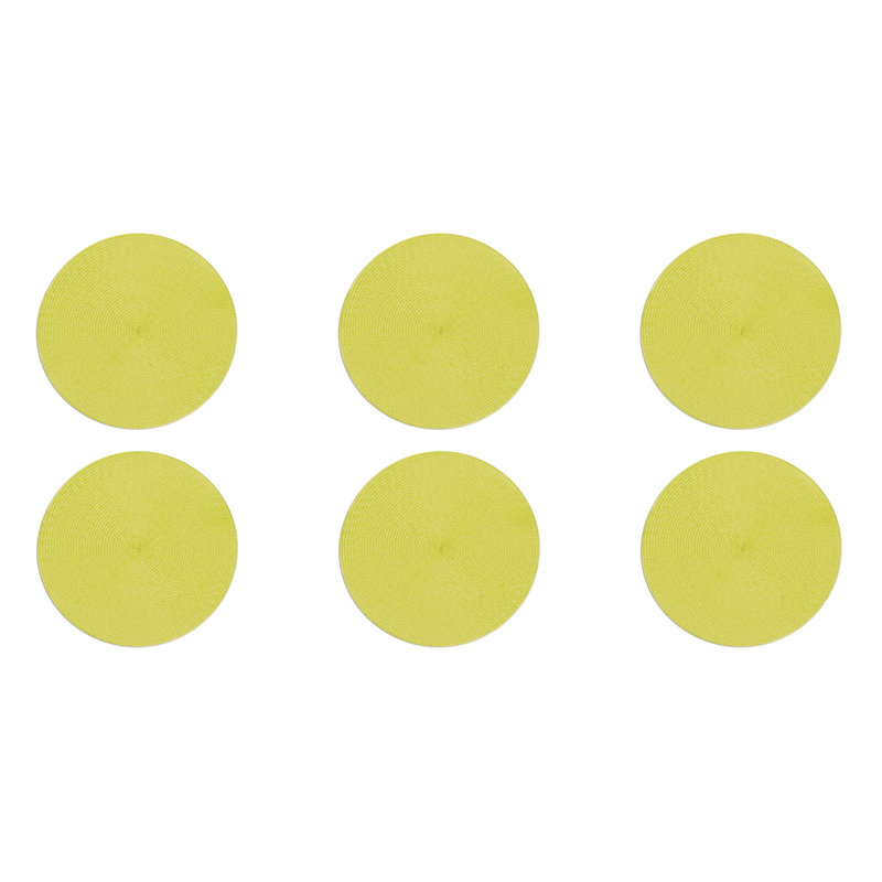 Round Sphere Placemats, Green