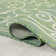 Debbe Vintage Filigree Textured Weave Green/Ivory Indoor/Outdoor Rug