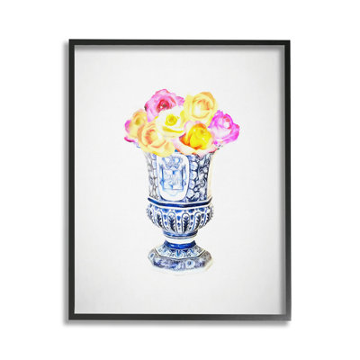 Bouquet Framed Giclee Art by GraffiTee Studios