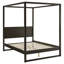 Grand lit plateforme à baldaquin en bois Alva-110689412-110689409