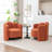 Sherpa Upholstered Barrel Chair-1867781353