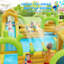 Jeu gonflable avec piscine