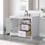 Meuble-lavabo autoportant à simple cuve 42 po avec plateau en marbre Caldwell-107663184-107663192-107663193