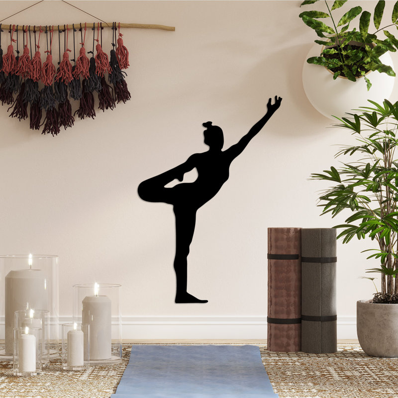 Elegant Black Decorative Metal Wall Accessory, 16.5 x 23.6 inches | 100% Metal Construction, Thickness: 0.06 inches | Perfect for Home Decor, Modern Aesthetic, and Unique Wall Art Display