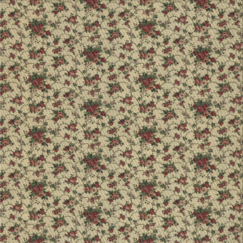 Tapis vert / brun Power Loom, Carré 7 pi