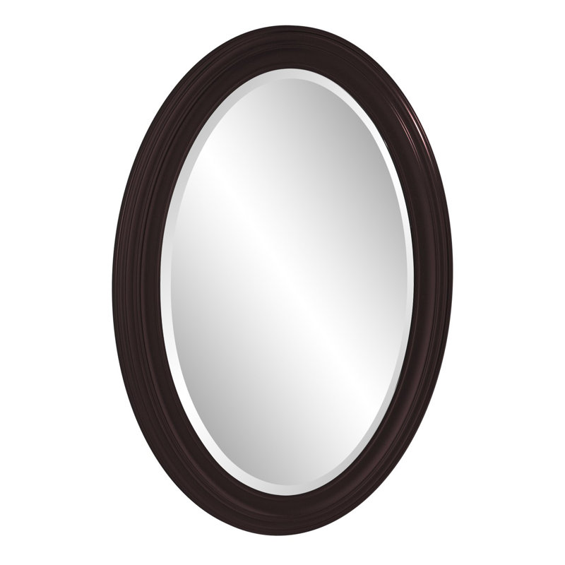 Cardale Solid Wood Oval Mirror, Oil Rubbed Bronze