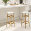 Ensemble de 4 tabourets de bar avec structure en métal robuste et repose-pieds pour îlot de cuisine-1894341508-1894341529-1894341531