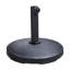 2.5M Round Patio Crank Tilt Umbrella Outdoor Garden Parasol with Base-1725046923