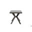 Table d'appoint en aluminium coulé
