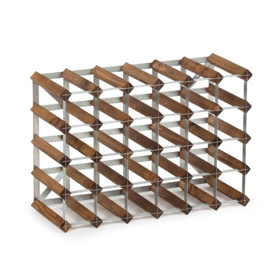 Eastleigh 30 Bottle Solid Wood Floor Wine Bottle Rack
