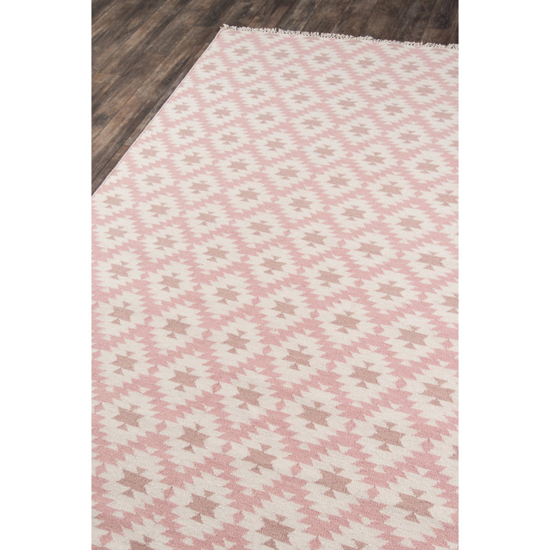 Thompson Wool Geometric Area Rug, Rectangle 5' x 7'6"