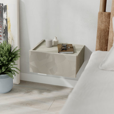 40cm W Manufactured Wood Bedside Table