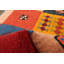 Tapis rouge foncé Mohsin Gabbeh 4 pi 9 po x 6 pi 9 po