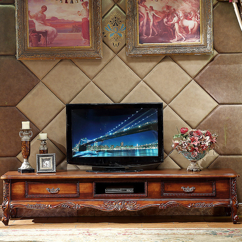 Meuble télé European Vintage, 86.61"
