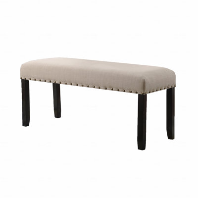 Dining Room Use Bench With Nailhead Trim