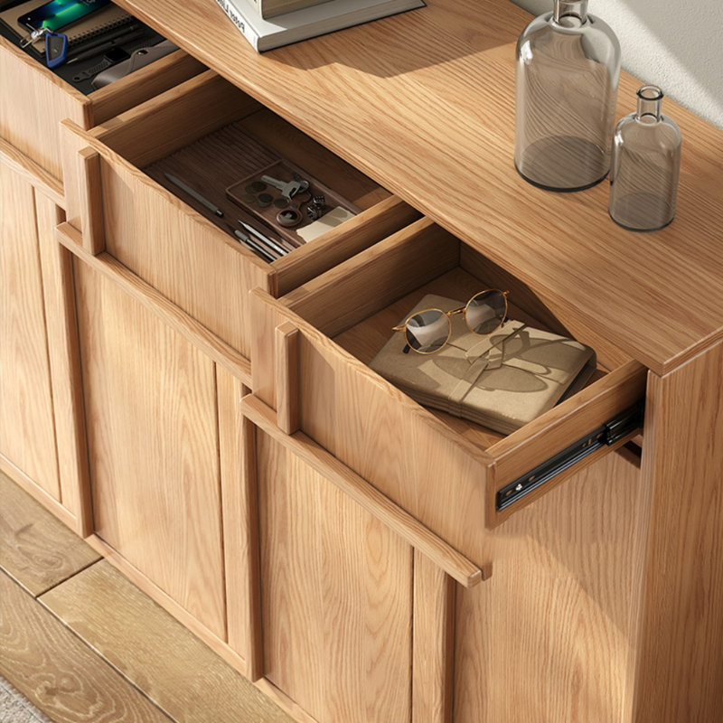 Ledda Solid Wood Accent Cabinet