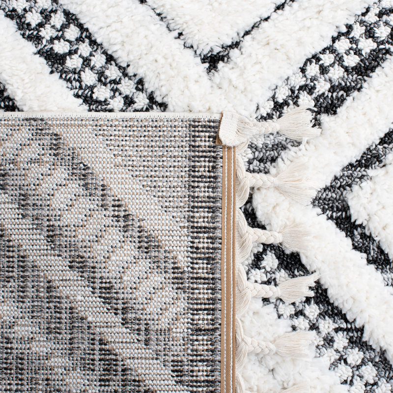 Ulmer Tassel Shag Performance Southwestern Rug, Rectangle 9' x 12'