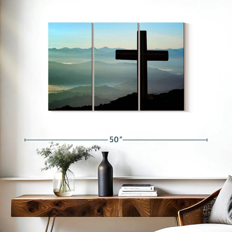 Adella Mountain Cross, 24" H x 38" W