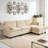 107-inch L-shaped sofa-1312117306