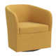 Lesia Upholstered Swivel Barrel Chair