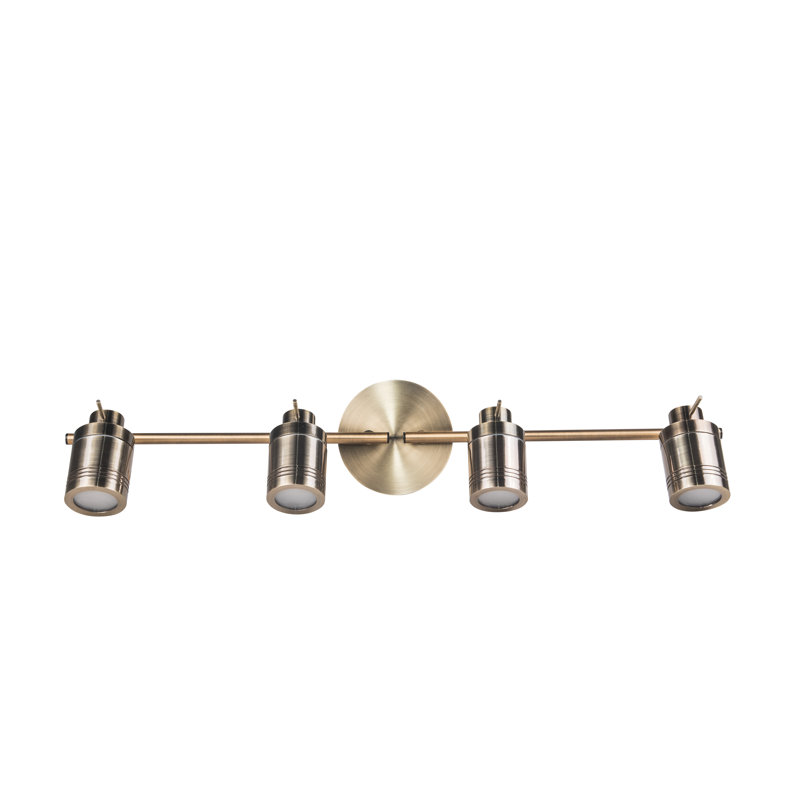 Prashant Semi Flush Mount, Antique Brass
