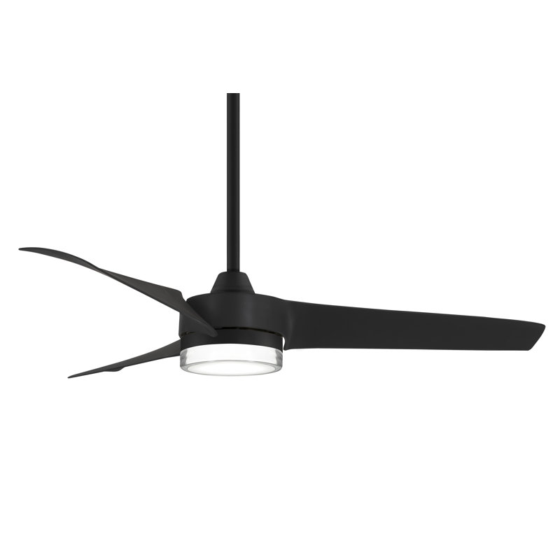 Veer 56'' Ceiling Fan with LED Lights, Coal