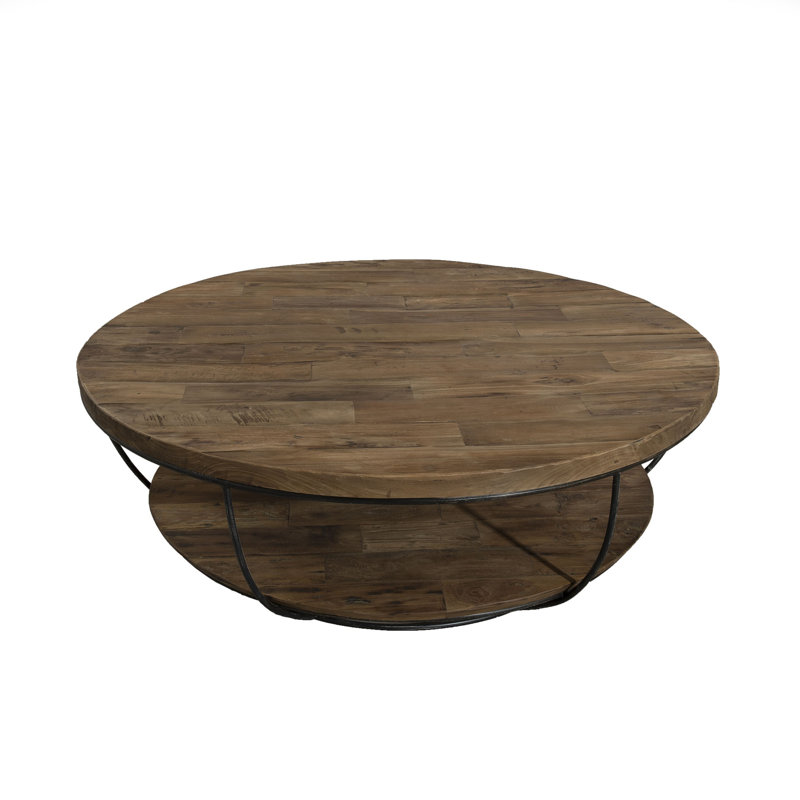 Sandrine Solid Coffee Table, Brut