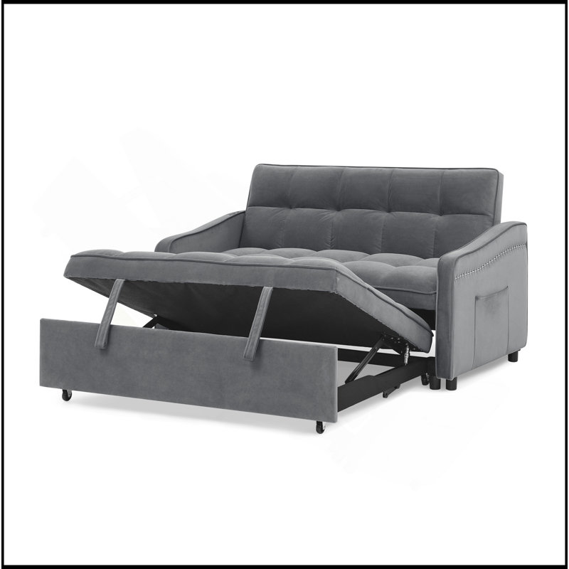 Canapé-lit avec causeuse Loveseat, Gris