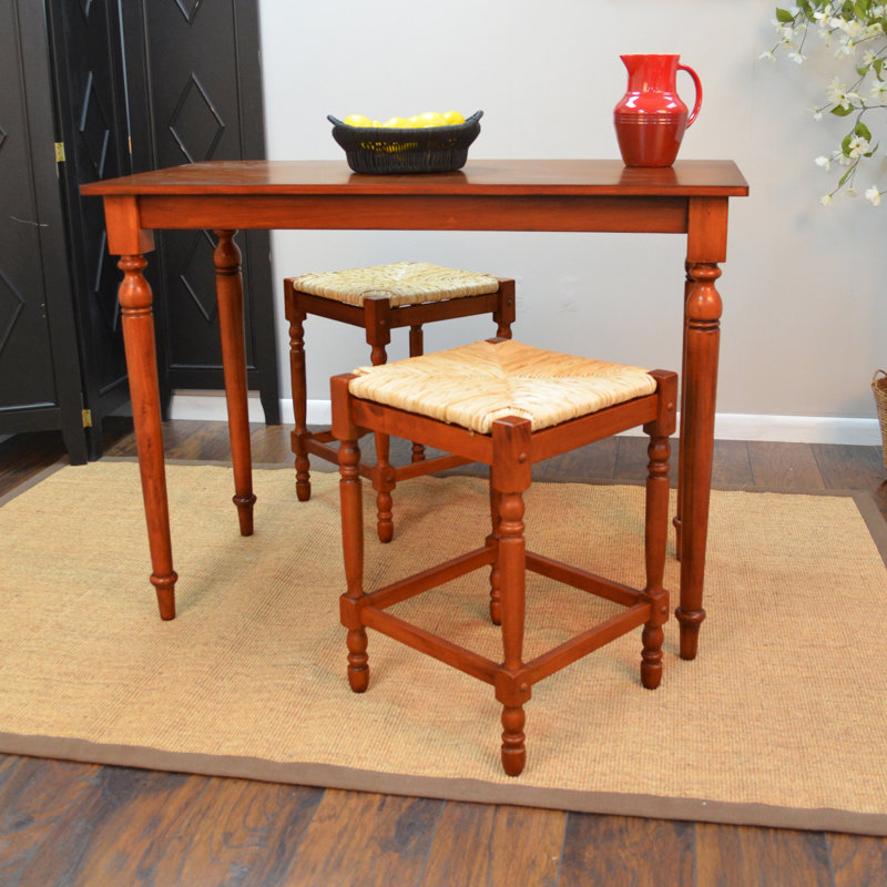 Emilia Solid Wood Base Dining Table, Chestnut