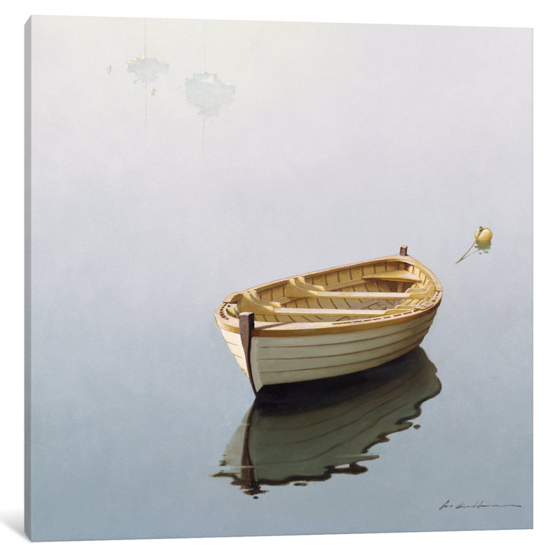 «Row Boat Shadow» par Zhen-Huan Lu - reproduction d'art sur toile tendue avec châssis, H 12 po x l 12 po x P 0,75 po